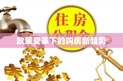 泗县政策变革下的购房新趋势