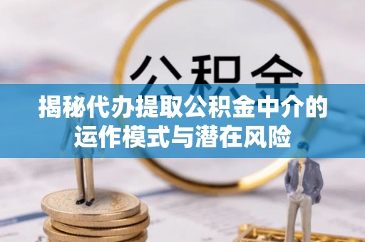 泗县揭秘代办提取公积金中介的运作模式与潜在风险