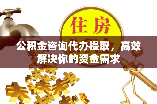 泗县公积金咨询代办提取，高效解决你的资金需求