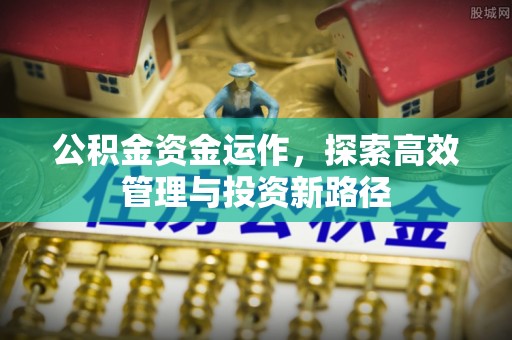泗县公积金资金运作，探索高效管理与投资新路径