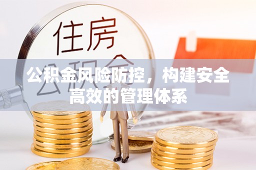 泗县公积金风险防控，构建安全高效的管理体系